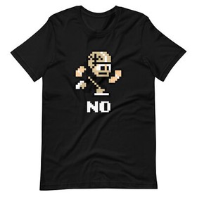 New Orleans Saints NES Football Player 8-bit Tecmo Super Bowl Nintendo T-Shirt