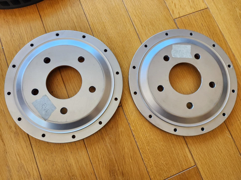 MITSUBISHI LANCER EVO 4 5 6 7 8 9 BRAKE KIT DISCS BELLS BRACKET AP CALIPERS 9040 - Image 4 of 4