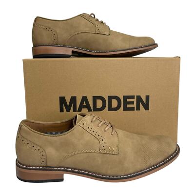 Madden Mens Dress Shoes Taupe Suede Size 11.5 Madden NYC Men main image 2