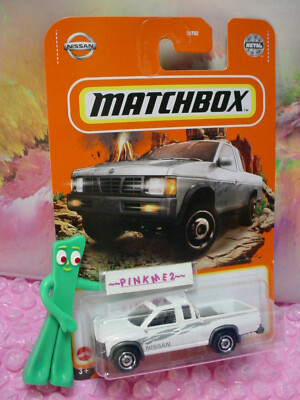 2022 Matchbox '95 NISSAN HARDBODY (D21) truck #17/102 white pickup w/hitch 
