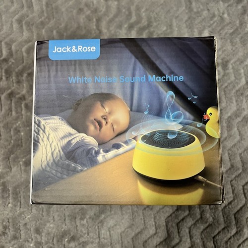 Jack & Rose White Noise Sound Machine mit Nachtlicht - Weiß - Modell A800 - Neu