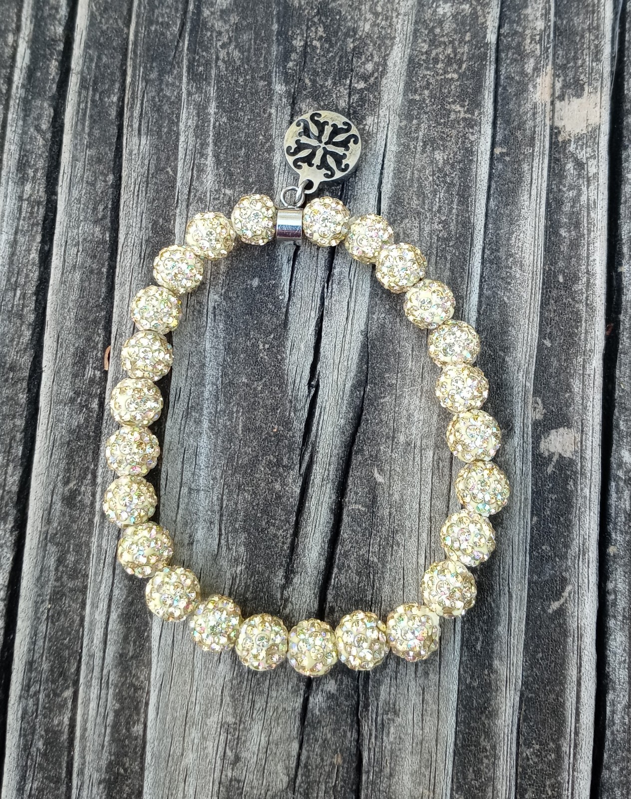 Rustic Cuff Bracelet Mini Emerson Light Yellow Sp… - image 3