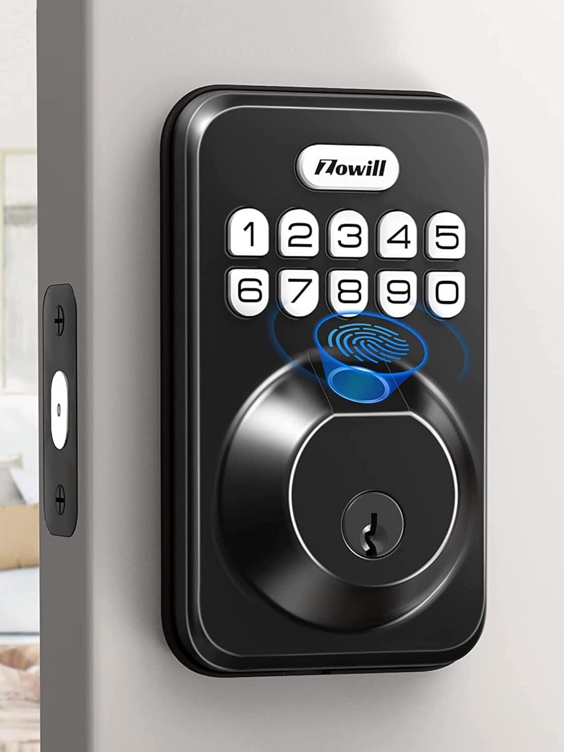 Smart Keyless Entry Deadbolt with 20 Fingerprint Biometrics  
