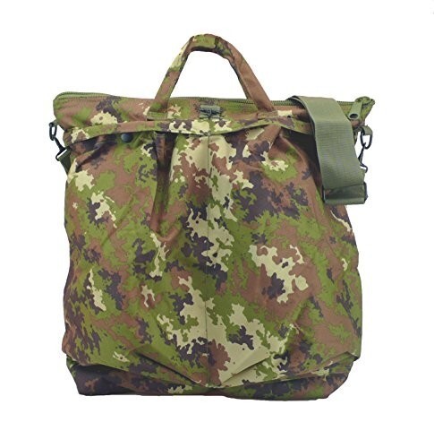 Sacca Zaino Borsa Porta Casco con Ricamo Militare Mil Tec Vegetata EI 13826042 - Foto 1 di 4