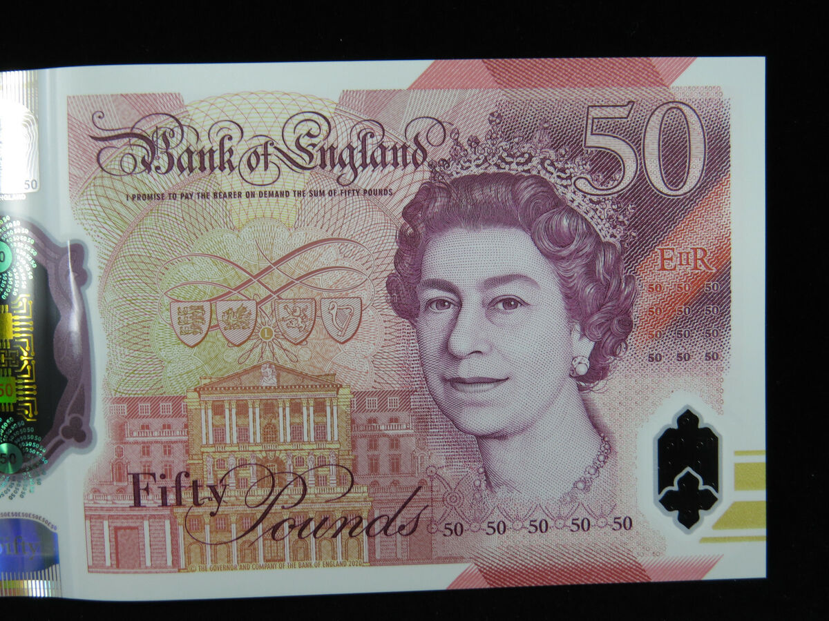 【お試し価格!】 UK Note Bank England of Bank £50 2020 Pound Note Polymer 世界