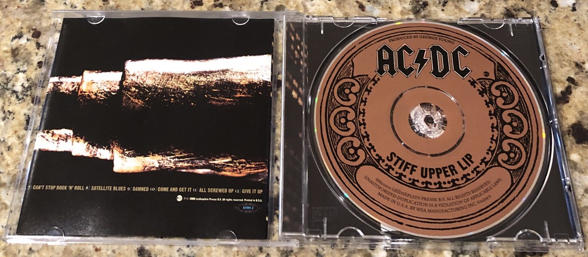 AC/DC- STIFF UPPER LIP CD. Elektra 62494-2 | eBay AC/DC- STIFF UPPER LIP CD. Elektra 62494-2 | eBay