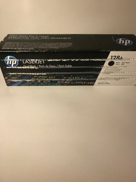 CM1415fnw CP1525nw HP LaserJet Pro CM1415fn Amarillo para HP LaserJet Pro  Color CP1525n paquete de 3 HP 128 Cartuchos de tóner Original HP 128A Cian  Magenta Tóners y tinta de impresora Accesorios