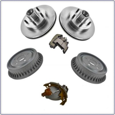 BREMSSCHEIBEN TROMMEL BREMSKLÖTZE VORNE HINTEN FÜR GMC JIMMY S15 1992 - 1997 RWD