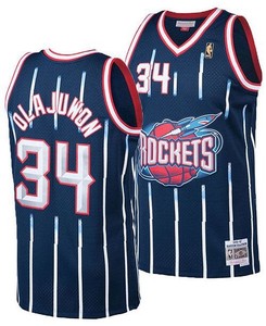 hakeem olajuwon signed rockets jersey