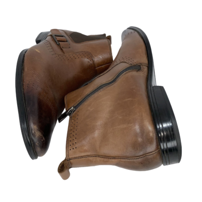Stacy Adams 24763-200 Men's Brown Leather Side Zip Ankle Stacy Adams 24763-200 Men's Brown Leather Side Zip Ankle