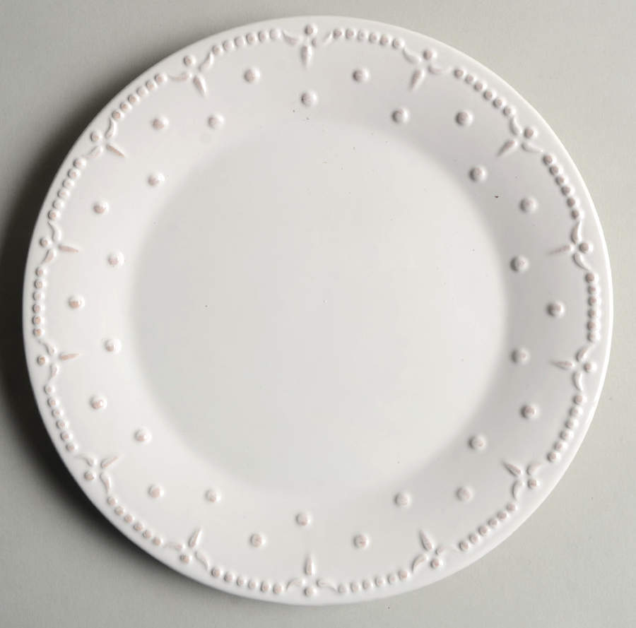 American Atelier Genevieve White Salad Plate 9467768