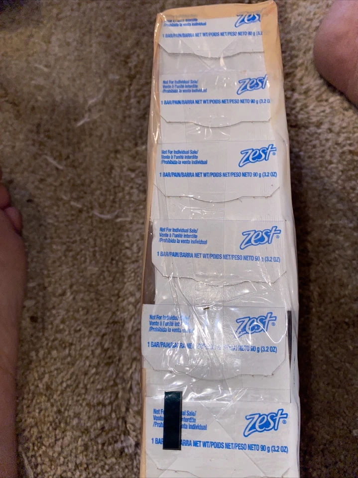 Zest Cocoa Butter & Shea Ultra Moisturizing Soap 3.2 oz ea 6bars A13 - Image 2 of 2