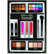 BYS The Definitive Collection Makeup Kit - Eyeshadow, Glitter Eye Cream, Contour