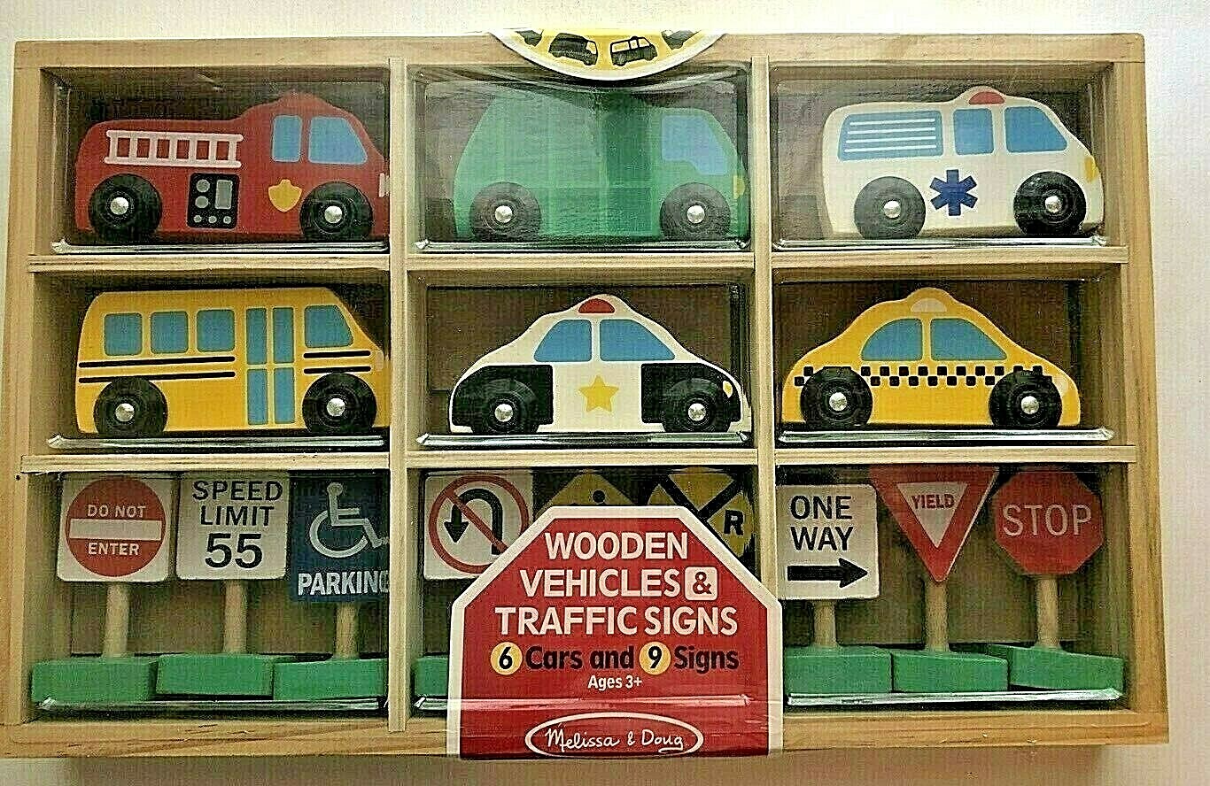 melissa and doug cars and signs
