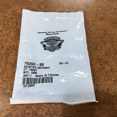 GENUINE HARLEY Radio Antenna Adapter for 89-13 Harley Davidson Touring OEM