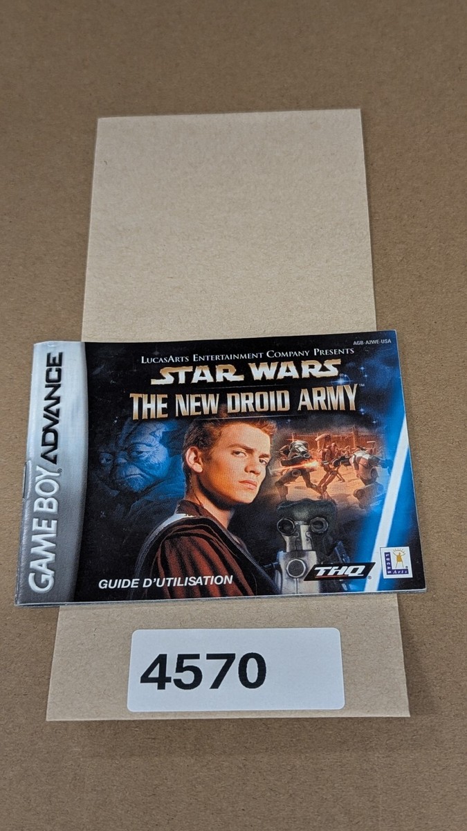 Livret Star Wars The New Droid Army – Nintendo Game Boy Advance – Occasion
