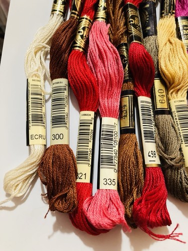 DMC Embroidery Floss Lot of 25 Skeins Mouline Special Cotton Assortment #61 - Picture 2 of 5