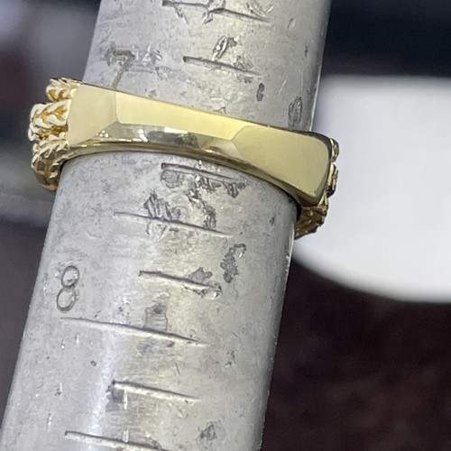 John Hardy 18K Yellow Gold Classic Chain Dome Ring Band - Picture 9 of 11