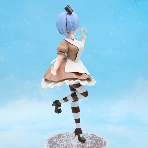 Re:Zero Rem Ram in Alice in Wonderland Outfit Figure Figurine FuRyu Lot of 2 - Picture 9 of 12