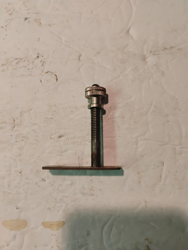 Orig. STANLEY Plane Parts - No. 45 / 55 Adjustable Depth Gage with Nut - Picture 2 of 4
