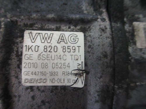 1K0820859T KLIMAKOMPRESSOR VW AG(AUDI, SEAT, SKODA,VW) AUDI A1 (8X)2010- 1.4TFSI