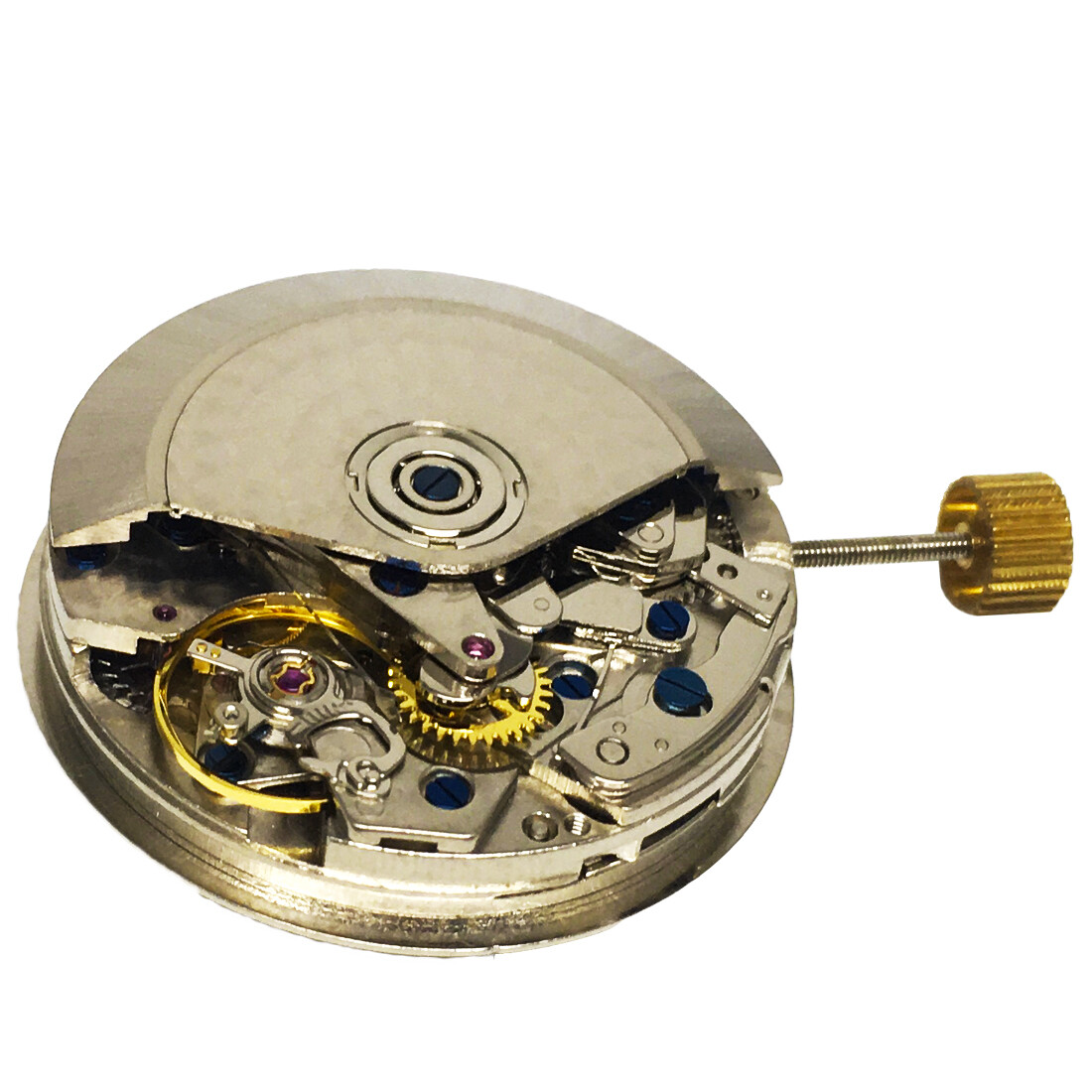 Asian 7750 Automatic Chronograph Movement 369 Configuration White Date at 6H