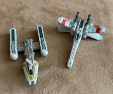 Star Wars LFL 1995 Micro Machines Action Fleet vintage x wing lot 2 spaceship