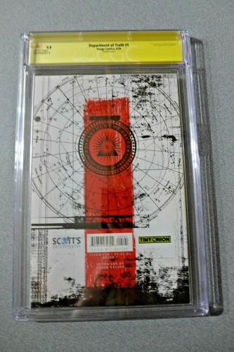 THE DEPARTMENT OF TRUTH #1 PEACH MOMOKO SKETCH CVR SIGNED TYNION CGC 9.8 LTD 250 - Picture 2 of 2