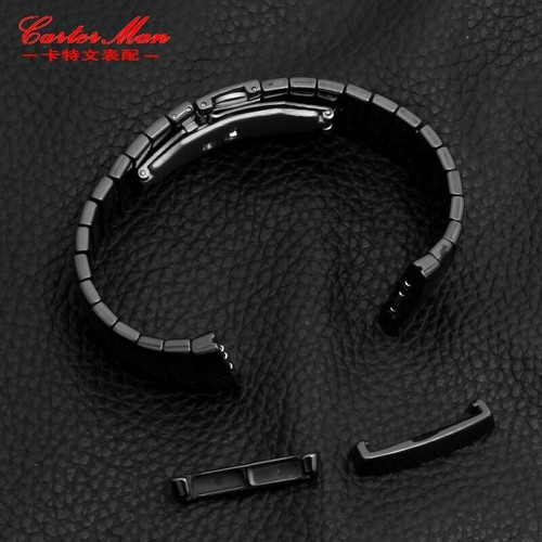 Noir Céramique Bracelet Montre pour Rado Sintra Bracelet Neuf 17mm 26mm 29mm - Imagen 6 de 9