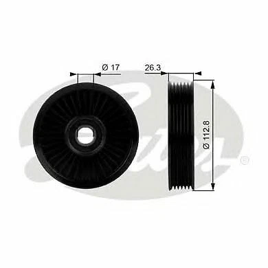 FAN BELT GUIDE PULLEY for CHEVROLET K2500 Standard Cab Pickup 4.3 4WD 1987-1995 — 第 2/4 张图片