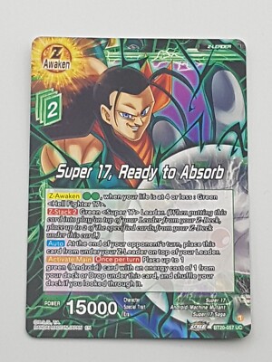 Dragon Ball TCG Super 17, Ready to Absorb NM
