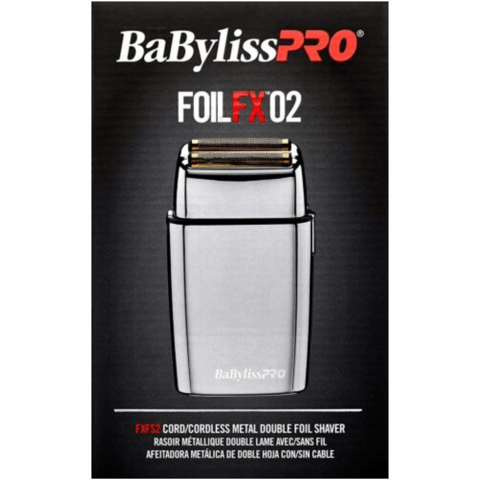 BaByliss PRO FoilFX02 Cordless Metal Double Foil Shaver eBay