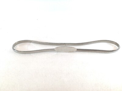 Silver Toned Expandable Metal Women display picture 3
