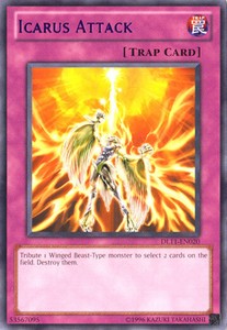 Icarus Attack - Purple - DL11-EN020 - Rare - Unlimited Edition x1 - Near Mint