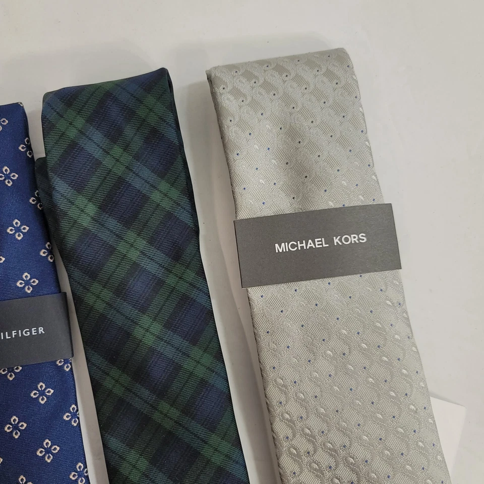Kors & Hilfiger 领带 批量 男式 均码 4 领带 各种颜色和图案 全新 — 第 4/4 张图片