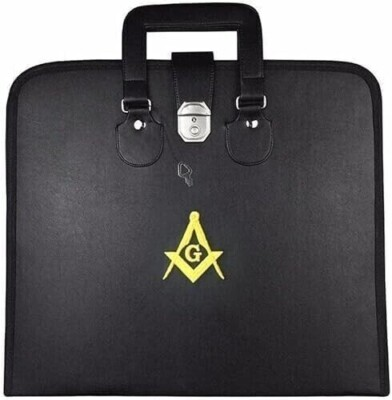 #ad New Master Lightweight Masonic Regalia Soft Case Apron Holder Bag MM WM $32.00