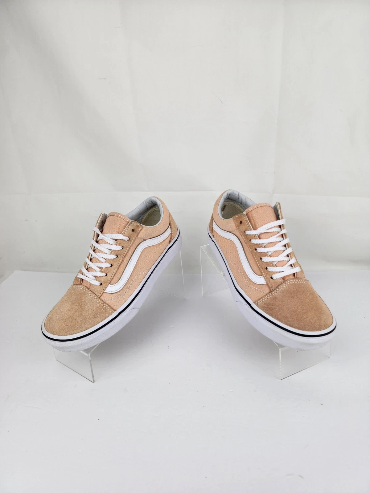 Sneakers basse stringate Vans Off The Walls autentiche Peach 721356 in tela taglia 6