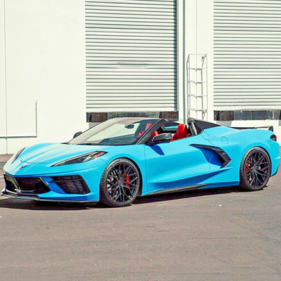 AG M520r HYPERSONIC GREY WHEELS FIT CHEVY CORVETTE C8 Z51 STINGRAY