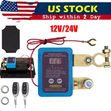 Car Battery Switch Disconnect Power Kill Master Isolator Cut Off Remote Control