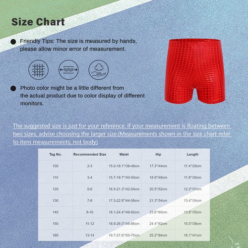 Boys Girls Shorts Sparkle Bottom Competition Hot Pants Practice Underpants Soft - Picture 23 of 61