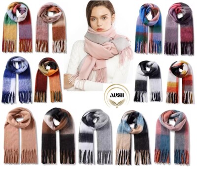 Thick Scarves Ladies Shawls Uk Cashmere Scarf Women Elegant