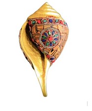 Statue De Conque En Laiton Vastu Objet Fantaisie Décor De Maison Cadeau