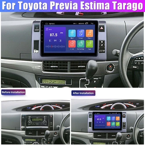 Carplay For Toyota Previa Estima Tarago Car Radio Android auto 4G+64GB Head Unit - Picture 2 of 17