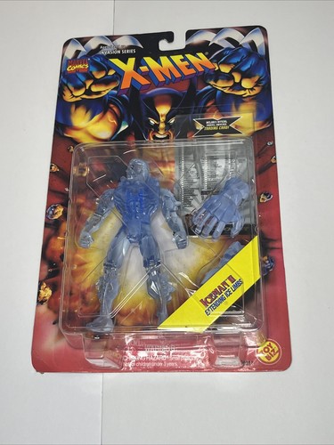 1995 Toy Biz Marvel X-Men ICEMAN II Extending Ice Limbs 5" Action Figure MOC New