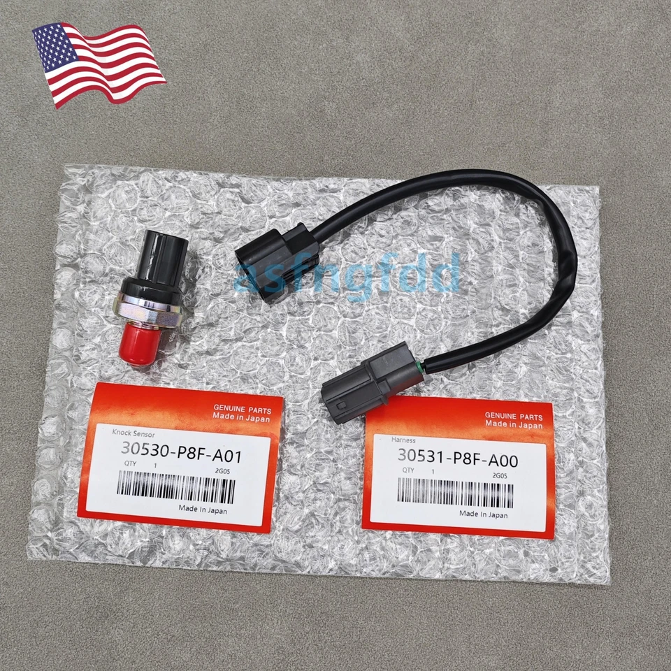 NUEVO sensor de golpe y arnés para Honda Accord Pilot Acura CL MDX 30531-P8F-A00 Foto 3 de 4