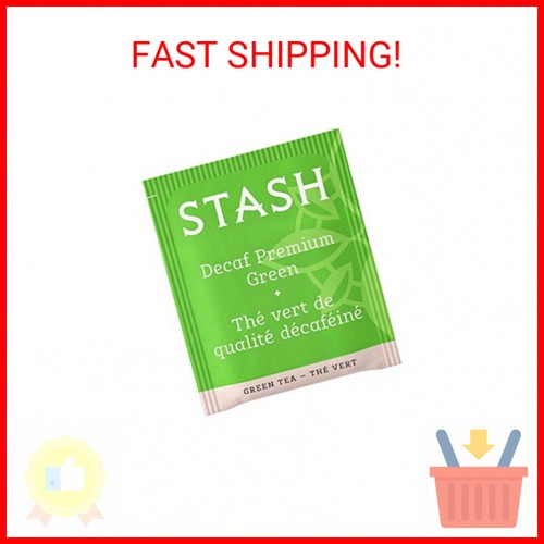 Stash Tea Decaf Premium Green Tea, Box of 100 Tea Bags (Packaging May Vary) - Picture 2 of 2