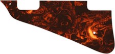 WD Custom Pickguard For Left Hand Gibson Les Paul Deluxe #05F Faux Tortiose
