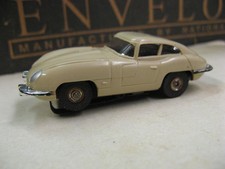 Aurora Vintage HO 1963   1969 Tan Jaguar XKE, Thunderjet 500