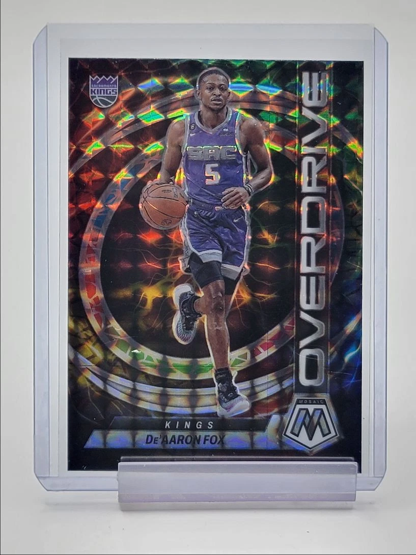 DE'AARON FOX 2022-23 MOSAIC OVERDRIVE BASKETBALL PRIZM KINGS Q2268