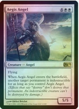 1 x Aegis Angel - Foil - M12 - LP - MTG